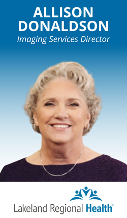 Allison Donaldson, Director of Imaging Services at Lakeland Regional Health-Florida
