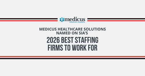 Medicus Healthcare Solutions Named on SIA's Best Staffing Firms to Work for in 2026