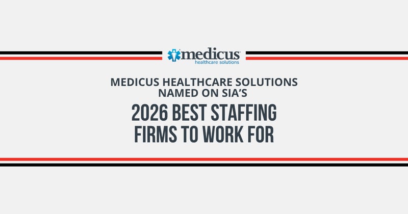 Medicus Healthcare Solutions Named on SIA's Best Staffing Firms to Work for in 2026