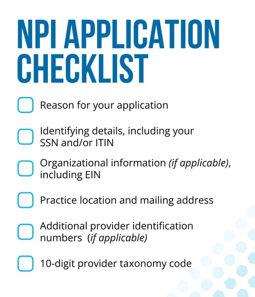 How to Apply for an NPI Number: A Guide for Locum Tenens - NPI Number Application Checklist