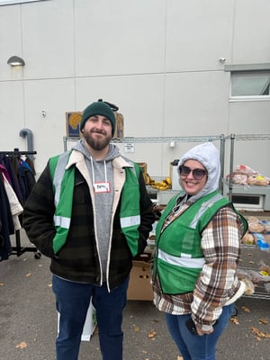 Medicus employees at Nashua Soup Kitchen