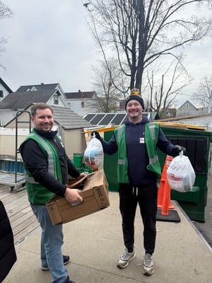 Medicus employees at Nashua Soup Kitchen
