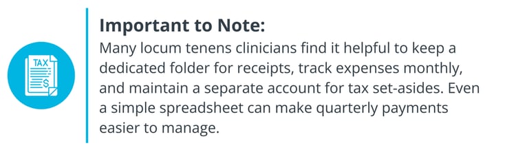 Prepare for Locum Tenens Taxes - Optimize Your Resources