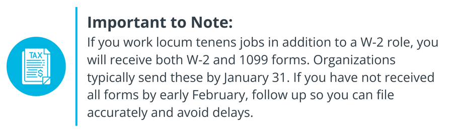 The Difference Between W-2 and 1099-locum tenens taxes