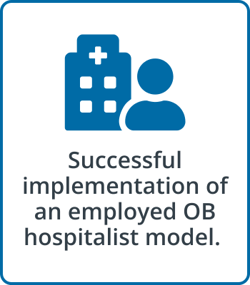 The Medicus Transition Program - Successful implementation of an employed OB hospitalist model