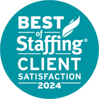 Clearly Rated Best of Staffing Client Satisfaction 2024