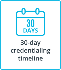 30-day credentialing timeline that helped a Pennsylvania hospital maintain radiology services during physician recruitment.