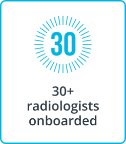 More than 30 radiologists onboarded as part of a Pennsylvania hospital radiology transition strategy.