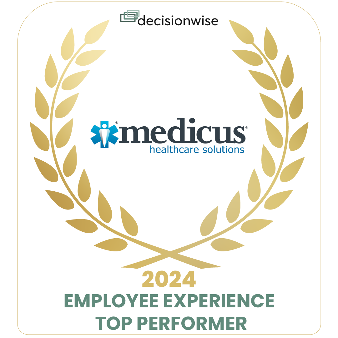 Medicus - Decisionwise 2024 Employee Experience Top Performer Award