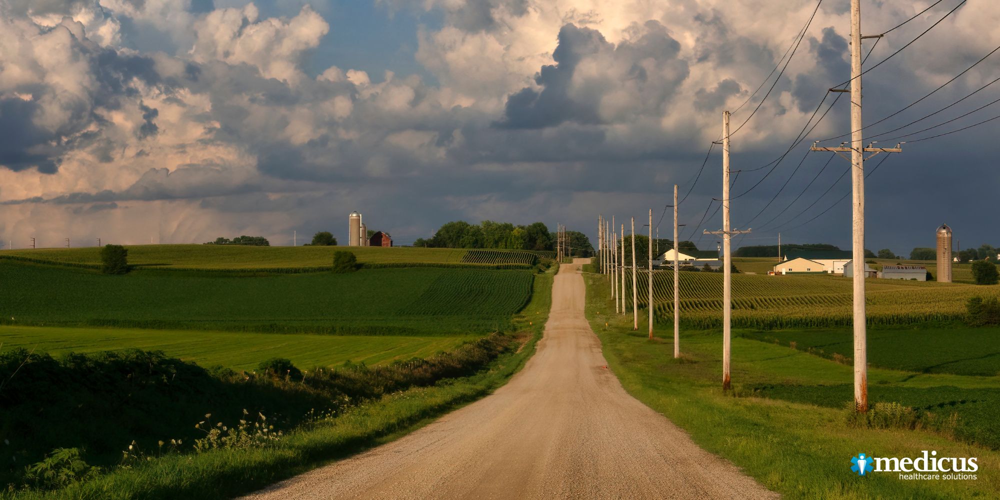 Rural road for a blog about National Rural Health Day